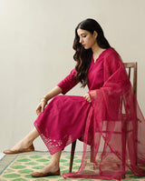Fuchsia | 3-Pc stitched Embroidered Outfit